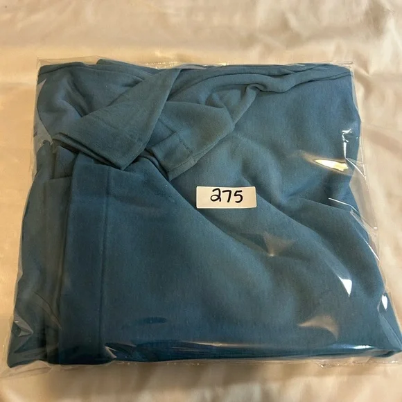 JEANNE PIERRE Teal Polo Dress with Coral Trim - Size Large VINTAGE NOS NWT - Picture 7 of 7